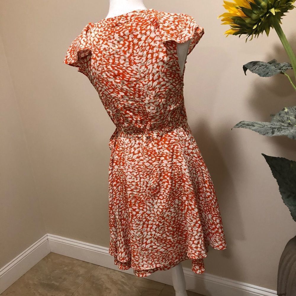 NWOT Free People wrap mini dress size L - Picture 5 of 7